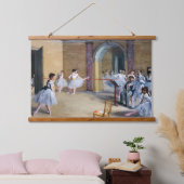 Edgar Degas - Dance Foyer, Opera rue Le Peletier Hangend Wandkleed (Slaapkamer)