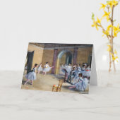 Edgar Degas - Dance Foyer, Opera rue Le Peletier Kaart (Gele Bloem)