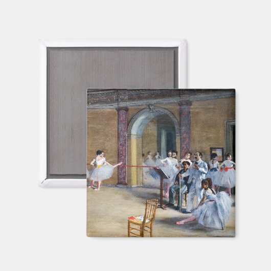 Edgar Degas - Dance Foyer, Opera rue Le Peletier Magneet (Voorkant / Achterkant)