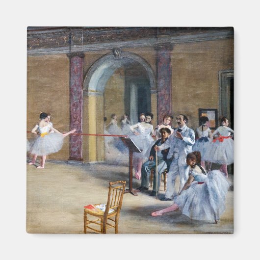 Edgar Degas - Dance Foyer, Opera rue Le Peletier Magneet (Voorkant)