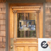 Edgar Degas - Dance Foyer, Opera rue Le Peletier Raamsticker (Huis Deur)