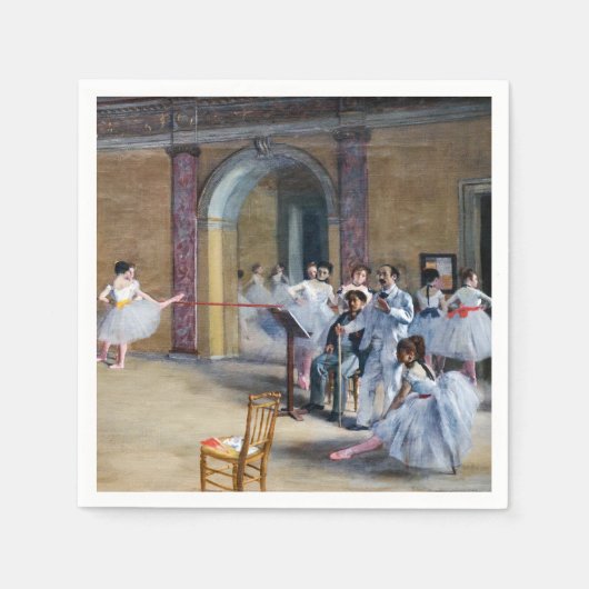 Edgar Degas - Dance Foyer, Opera rue Le Peletier Servet (Voorkant)