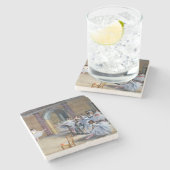 Edgar Degas - Dance Foyer, Opera rue Le Peletier Stenen Onderzetter (Zijkant)