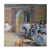 Edgar Degas - Dance Foyer, Opera rue Le Peletier Tegeltje (Voorkant)