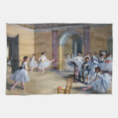 Edgar Degas - Dance Foyer, Opera rue Le Peletier Theedoek (Horizontaal)