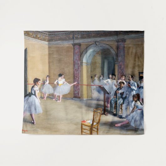 Edgar Degas - Dance Foyer, Opera rue Le Peletier Wandkleed (Voorkant (horizontaal))