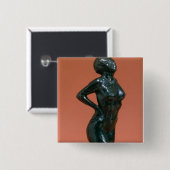 Edgar Degas | Dancer at Rest, c.1882-95 Vierkante Button 5,1 Cm (Voorkant /achterkant)