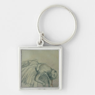 Edgar Degas Dancer Fixing haar Slipper, c.1865 Sleutelhanger