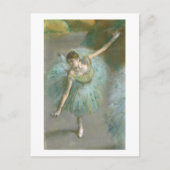Edgar Degas | Dancer in Groen Briefkaart (Voorkant)