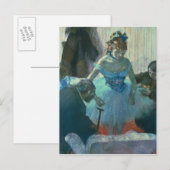 Edgar Degas | Dancer in haar kleedkamer Briefkaart (Voorkant / Achterkant)