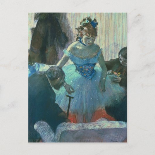 Edgar Degas | Dancer in haar kleedkamer Briefkaart (Voorkant)