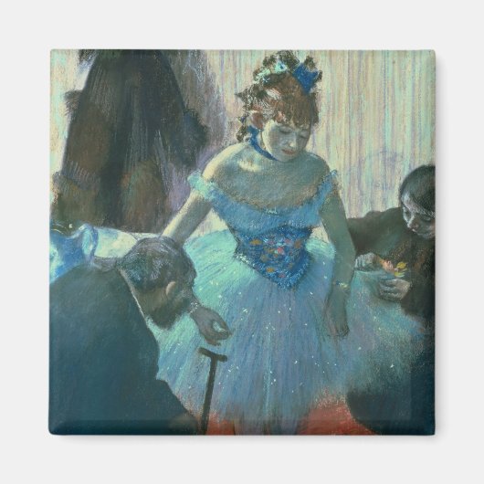 Edgar Degas | Dancer in haar kleedkamer Magneet (Voorkant)