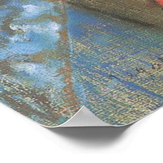 Edgar Degas Dancer in haar kleedkamer Poster (Hoek)