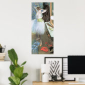 Edgar Degas Dancer in haar kleedkamer Poster (Thuiskantoor)