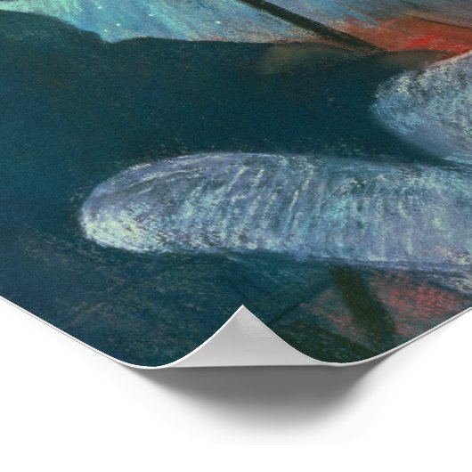 Edgar Degas | Dancer in haar kleedkamer Poster (Hoek)