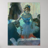 Edgar Degas | Dancer in haar kleedkamer Poster (Voorkant)