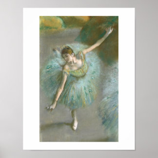 Edgar Degas | Dancer in het groen Poster