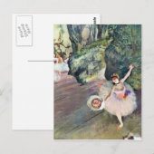 Edgar Degas - Dancer met bloemen (Th Briefkaart (Voorkant / Achterkant)
