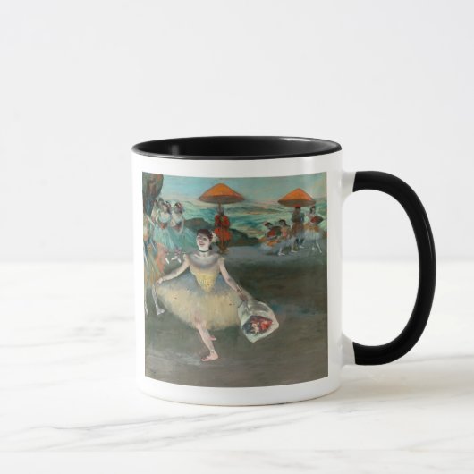 Edgar Degas | Dancer met bouquet, vlokken Mok (Rechts)