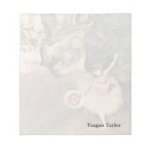 Edgar Degas | Dancer neemt een boot Notitieblok (Voorkant)