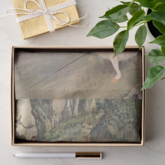 Edgar Degas | Dancer neemt een boot Tissuepapier (Geschenk)