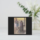Edgar Degas Dancer Resting Briefkaart (Staand voorkant)