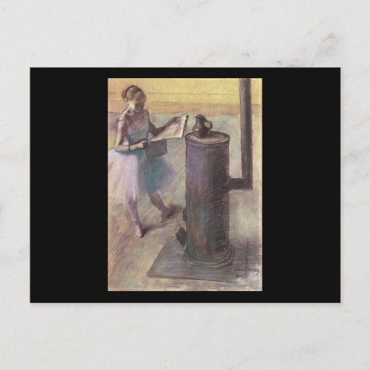Edgar Degas Dancer Resting Briefkaart (Voorkant)