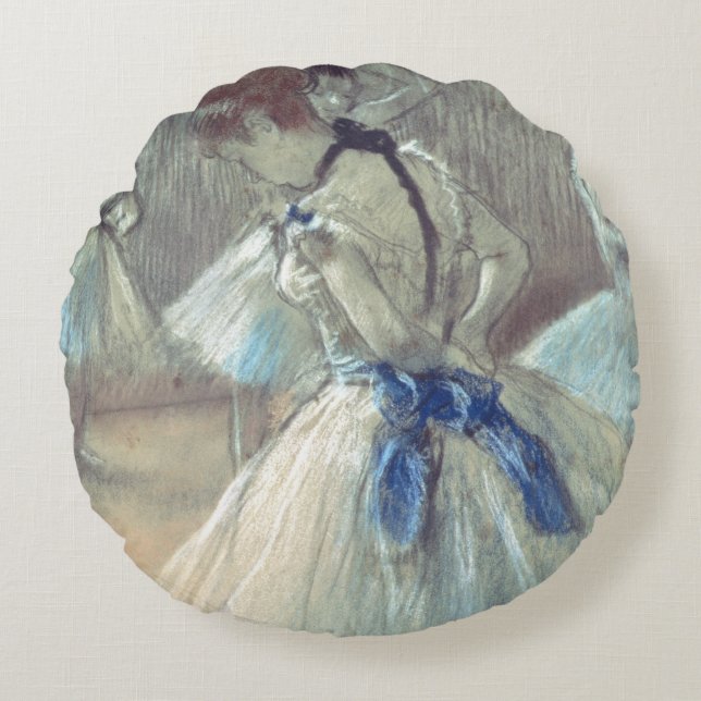 Edgar Degas | Dancer Rond Kussen (Voorkant)