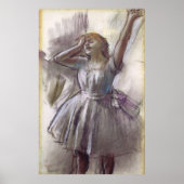 Edgar Degas Dancer Stretching Poster (Voorkant)