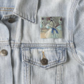 Edgar Degas | Dancer Vierkante Button 5,1 Cm (In situ)