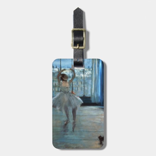Edgar Degas | Dancer voor een raam Bagagelabel (Voorkant verticaal)