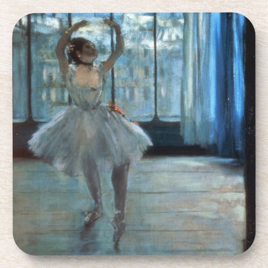 Edgar Degas | Dancer voor een raam Bier Onderzetter (Voorkant)