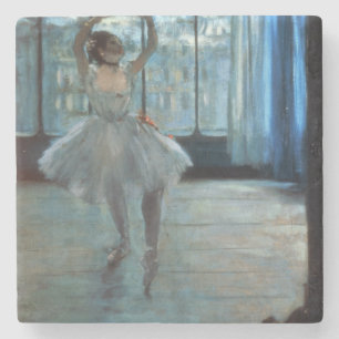 Edgar Degas   Dancer voor een raam Stenen Onderzetter