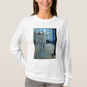 Edgar Degas Dancer voor een raam T-shirt