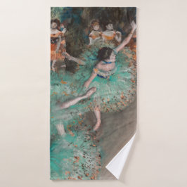 Edgar Degas - Dancer zwaaien/danser in groen Bad Handdoek