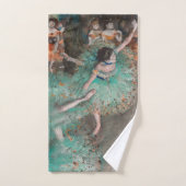 Edgar Degas - Dancer zwaaien/danser in groen Bad Handdoek (Handdoek)
