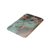 Edgar Degas - Dancer zwaaien/danser in groen Badmat (Gekanteld)