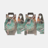 Edgar Degas - Dancer zwaaien/danser in groen Bedankdoosjes (Uitgevouwen)