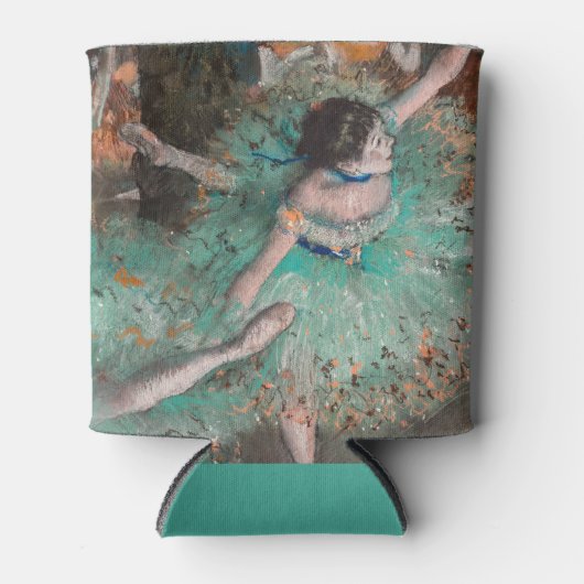 Edgar Degas - Dancer zwaaien/danser in groen Blikjeskoeler (Voorkant)