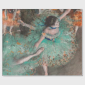 Edgar Degas - Dancer zwaaien/danser in groen Cadeaupapier (Vlak)