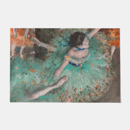 Edgar Degas - Dancer zwaaien/danser in groen Deurmat