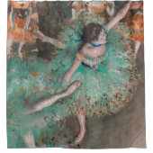 Edgar Degas - Dancer zwaaien/danser in groen Douchegordijn (Voorkant)