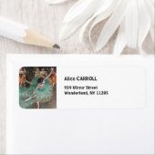 Edgar Degas - Dancer zwaaien/danser in groen Etiket (Insitu)