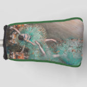 Edgar Degas - Dancer zwaaien/danser in groen Golfheadcover (Voorkant)