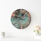 Edgar Degas - Dancer zwaaien/danser in groen Grote Klok (Huis)