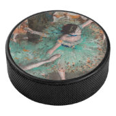 Edgar Degas - Dancer zwaaien/danser in groen Hockey Puck (3/4)