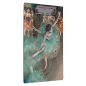 Edgar Degas - Dancer zwaaien/danser in groen Klembord (Rechts)
