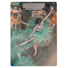 Edgar Degas - Dancer zwaaien/danser in groen Klembord