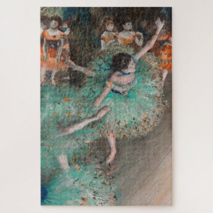 Edgar Degas - Dancer zwaaien/danser in groen Legpuzzel