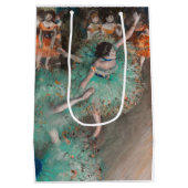 Edgar Degas - Dancer zwaaien/danser in groen Medium Cadeauzakje (Achterkant)